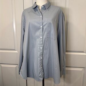 Eddie Bauer Plus Size 2 XL Travex Shirt Grey